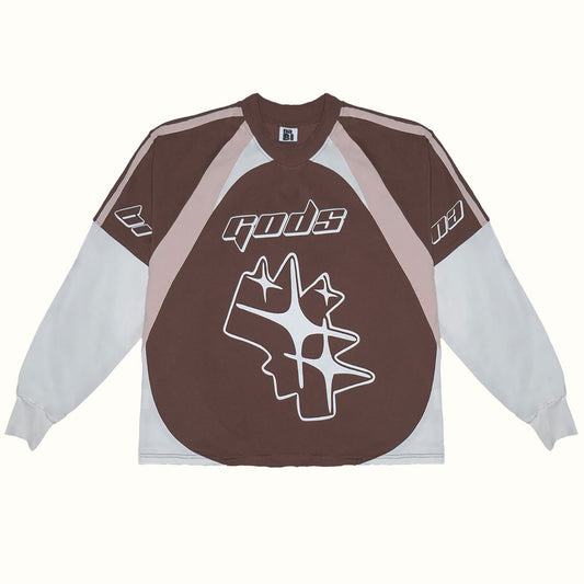 Brown' Long-Sleeve