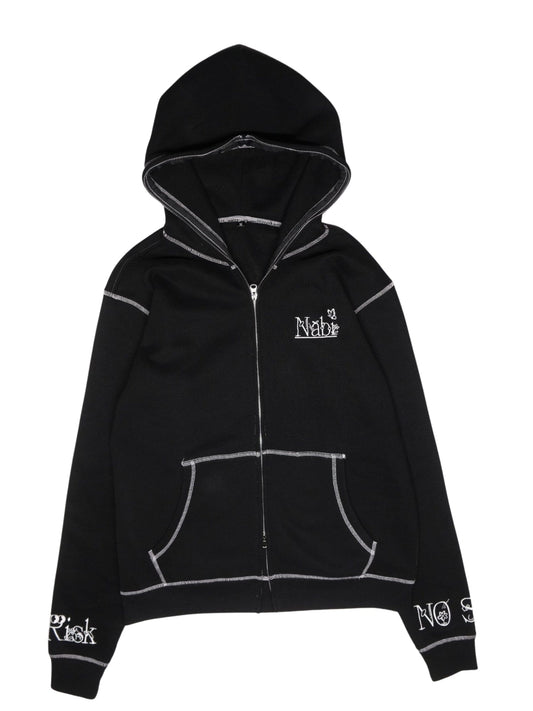 Zip-Hoodie Black